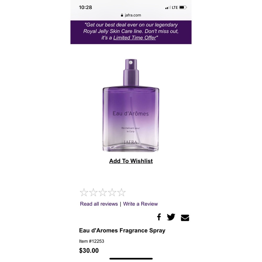 Eau d'Arômes (Women’s fragrance)